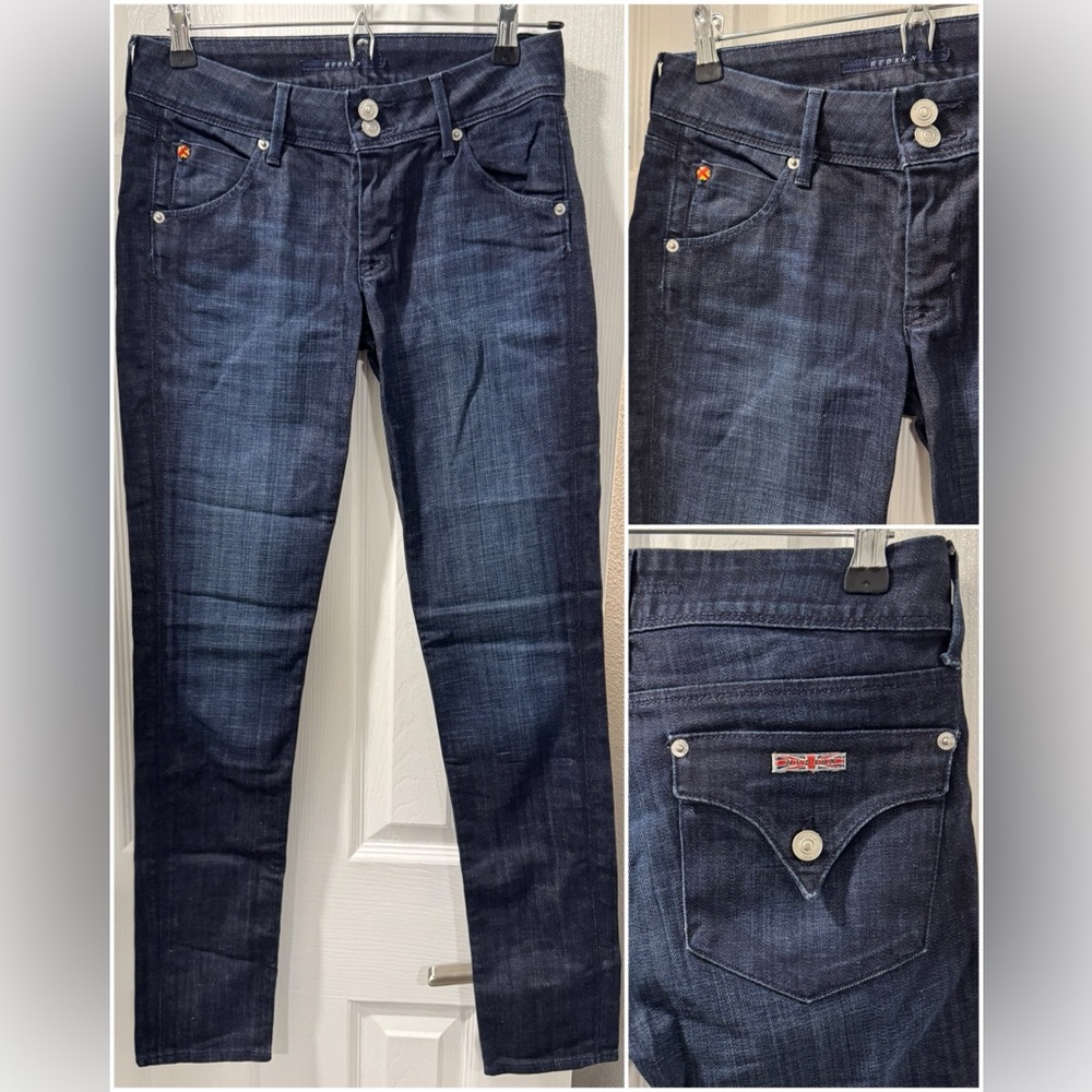 HUDSON Women's Deep Indigo Skinny Jeans Shade #3 - Size 27